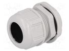 Cable gland; PG29; IP68; polyamide; light grey; UL94V-2; GWconnect MOLEX