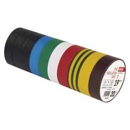 Insulating Tape PVC 19mm/20m mix of colours, EMOS