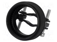 Cable holder; size 25; MIL-DTL-38999 Series III; straight AMPHENOL