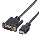 CABLE, DVI-D TO HDMI A PLUG, BLACK, 1.5M