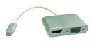 CONV, USB TYPE C PLUG TO HDMI/VGA RCPT