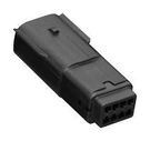 HOUSING CONN, PLUG, 8POS, PBT GF, BLACK