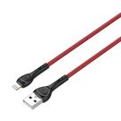 LDNIO LS482 2m USB - Lightning Cable (Red), LDNIO