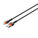 LDNIO LS531, 1m  USB - USB-C Cable (Grey-Orange), LDNIO
