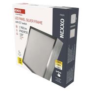 LED surface luminaire NEXXO, square, silver, 21W, with change CCT, EMOS