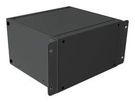 RACK MOUNT CABINET, 3U, ALUM, BLACK