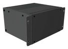 RACK MOUNT CABINET, 3U, ALUM, BLACK