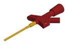 CLAMP-TYPE TEST PROBE, 3A, 1KV, RED