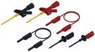 TEST LEAD/PROBE KIT, 6PC, RED/BLACK