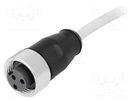 Plug; 7/8"; 7.5m; female; PIN: 3; straight; with lead; PVC HARTING