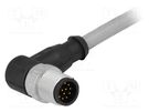 Plug; M12; PIN: 12; male; A code-DeviceNet / CANopen; 5m; cables HARTING
