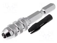 Drill holder; E6,3mm; 1/4"; 6.3mm ENGINEER