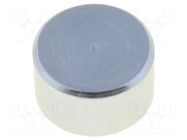 Magnet: permanent; neodymium; 13N; Ø: 8mm; H: 4.5mm; steel ELESA+GANTER