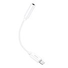 Audio cable 3.5mm jack to iPhone Foneng BM20 (white), Foneng
