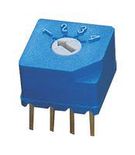 ROTARY SWITCH, 1P, 4POS, 0.1A, 5VDC