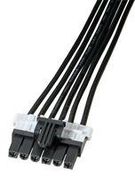 CABLE ASSY, MINI-FIT 6P RCPT-RCPT, 3.3FT