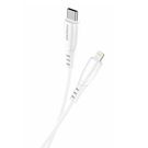 USB-C cable toLightning Foneng X75, 3A, 1m (white), Foneng