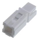 CONNECTOR HOUSING, 1 POSITION, WHITE
