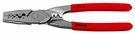 Pressing pliers for multicore cable end, 225 mm, 0,50 - 16,0 mm2, red insulation