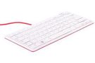 RASPBERRY PI KEYBOARD, RED/WHITE, ES