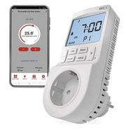 GoSmart 2-in-1 socket thermostat with digital timer function, schuko, WiFi, EMOS