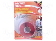 Tape: self-amalgamating; red; 25mm; L: 4.27m; Thk: 0.5mm; -54÷260°C LOCTITE
