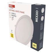 LED recessed luminaire NEXXO, round, white, 25W, warm white, EMOS