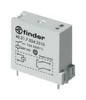 POWER RELAY, SPST-NO, 24VDC, 16A, THT