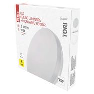 LED Ceiling lamp Tori, round 24W neutral white + mot. sensor, EMOS