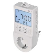 2-in-1 socket thermostat with digital timer function, schuko, EMOS