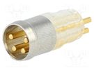 Connector: circular; male; PIN: 4; for molding,for cable; 3A; 30V CONEC