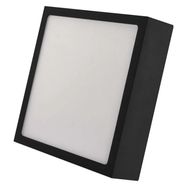LED surface luminaire NEXXO, square, black, 12.5W, with change CCT, EMOS