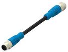 SENSOR CORD, 5P M12 PLUG-M12 RCPT, 19.7"