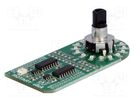 Click board; rotary encoder,LED matrix; SPI; EC12D; 3.3VDC,5VDC MIKROE