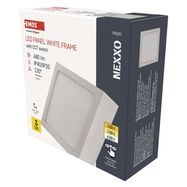 LED surface luminaire NEXXO, square, white, 7.6W, with change CCT, EMOS