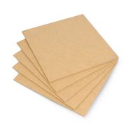 Raw HDF board - 3mm - 160x160 mm - 5pcs.