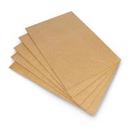Raw HDF board - 3mm - 210x297mm - 5pcs.