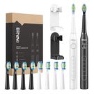 Sonic toothbrushes with tips set and 2 holders Bitvae D2+D2 (white and black), Bitvae