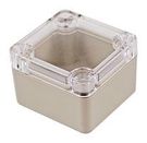 SMALL ENCLOSURE, ABS, BEIGE/CLEAR