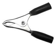 BATTERY CLIP W/ INSULATOR, 15A, BLACK