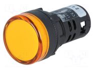 Control lamp; 22mm; L22; Illumin: LED; 24VDC; Ø22.5mm; IP65; yellow AUSPICIOUS