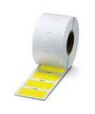LABEL, POLYESTER, YELLOW, 73MM X 100MM