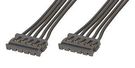 CABLE ASSY, 5POS, WTB RCPT-RCPT, 100MM