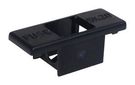 PCB FUSE CARRIER COVER, 5X20MM, PA, BLK