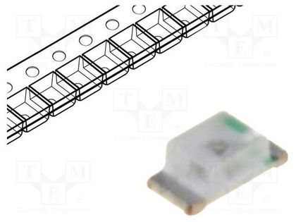 LED; SMD; 0603; yellow; 70÷140mcd; 1.6x0.8x0.4mm; 120°; 1.6÷2.4V LUCKYLIGHT LL-S194PUYC-Y2-2B