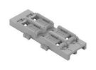 MOUNTING CARRIER, 2POS, DIN35 RAIL, GREY