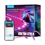 Govee H6609 Gaming Light Strip G1 | LED Lighting | RGBIC, 27-34 inch, 2.4GHz Wi-Fi, Bluetooth, GOVEE