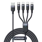 USB  data cable Joyroom  S-1T4018A18 4in1 USB-C / Lightning / 3.5A /1.2m  (black), Joyroom