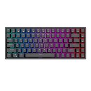 Wireless mechanical keyboard Royal Kludge RK84 RGB, Red switch (black) (QWERTY), Royal Kludge