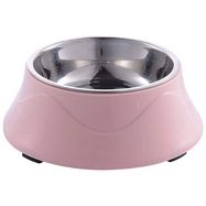 Double Dog Cat Bowl Extralink Pets, Metal 2-in-1 for Dry Wet Food and Water pet-825, EXTRALINK